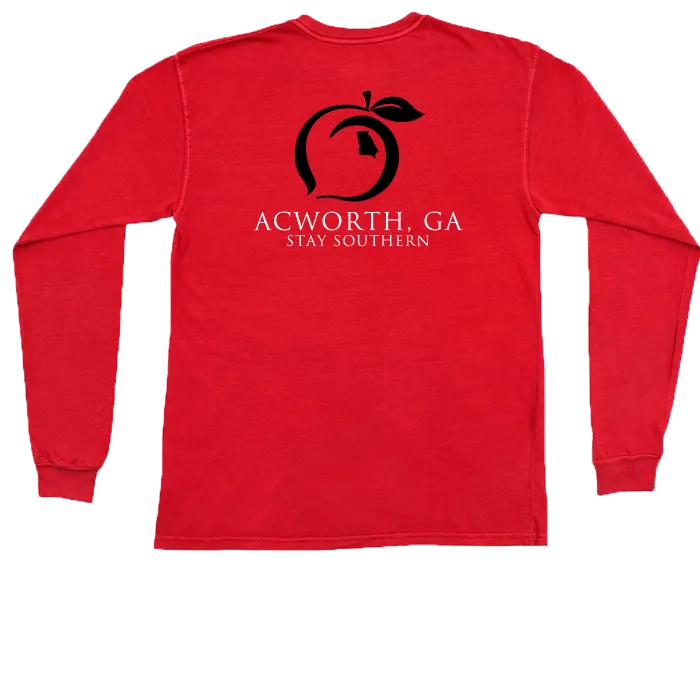 Acworth, GA Hometown Long Sleeve Pocket Tee