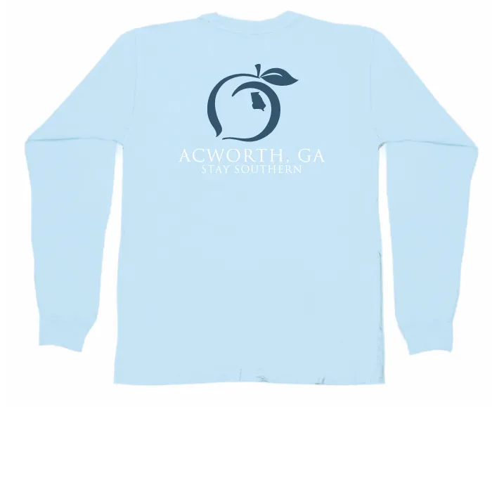 Acworth, GA Hometown Long Sleeve Pocket Tee