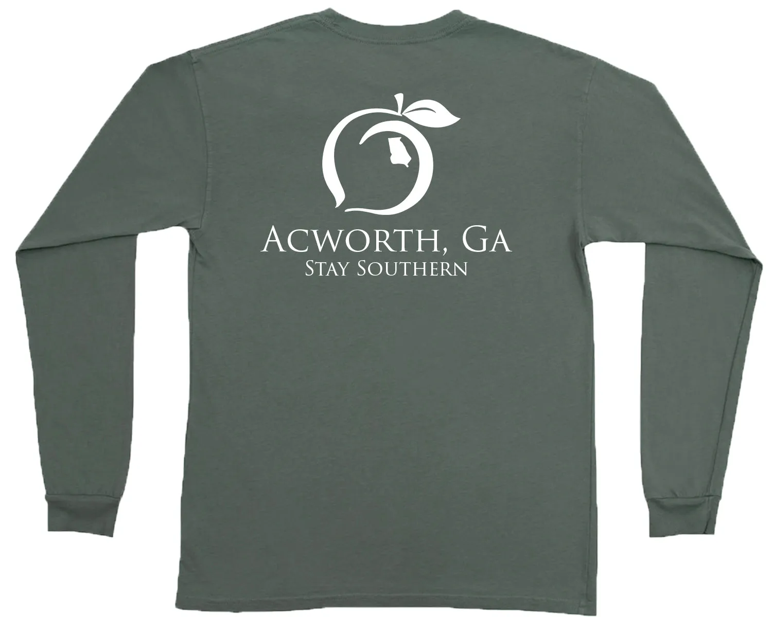 Acworth, GA Hometown Long Sleeve Pocket Tee
