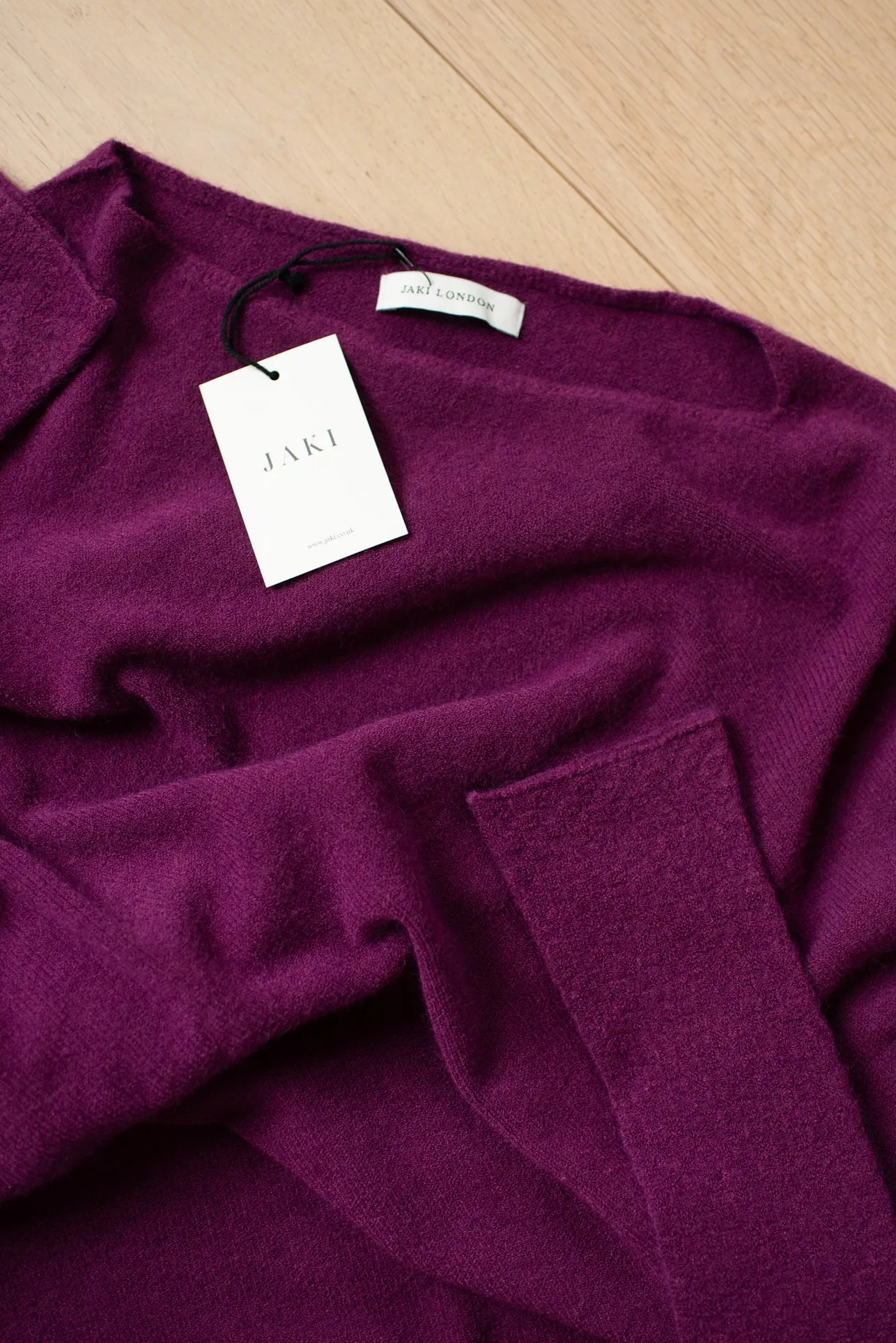 Asymmetric Draped | Violet