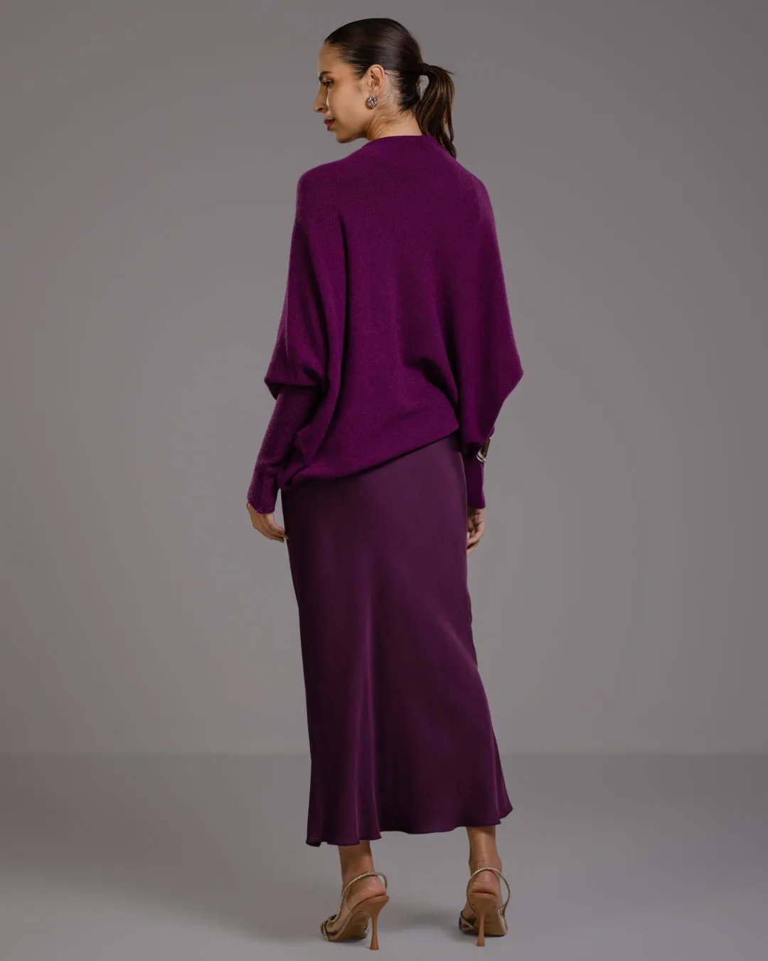 Asymmetric Draped | Violet