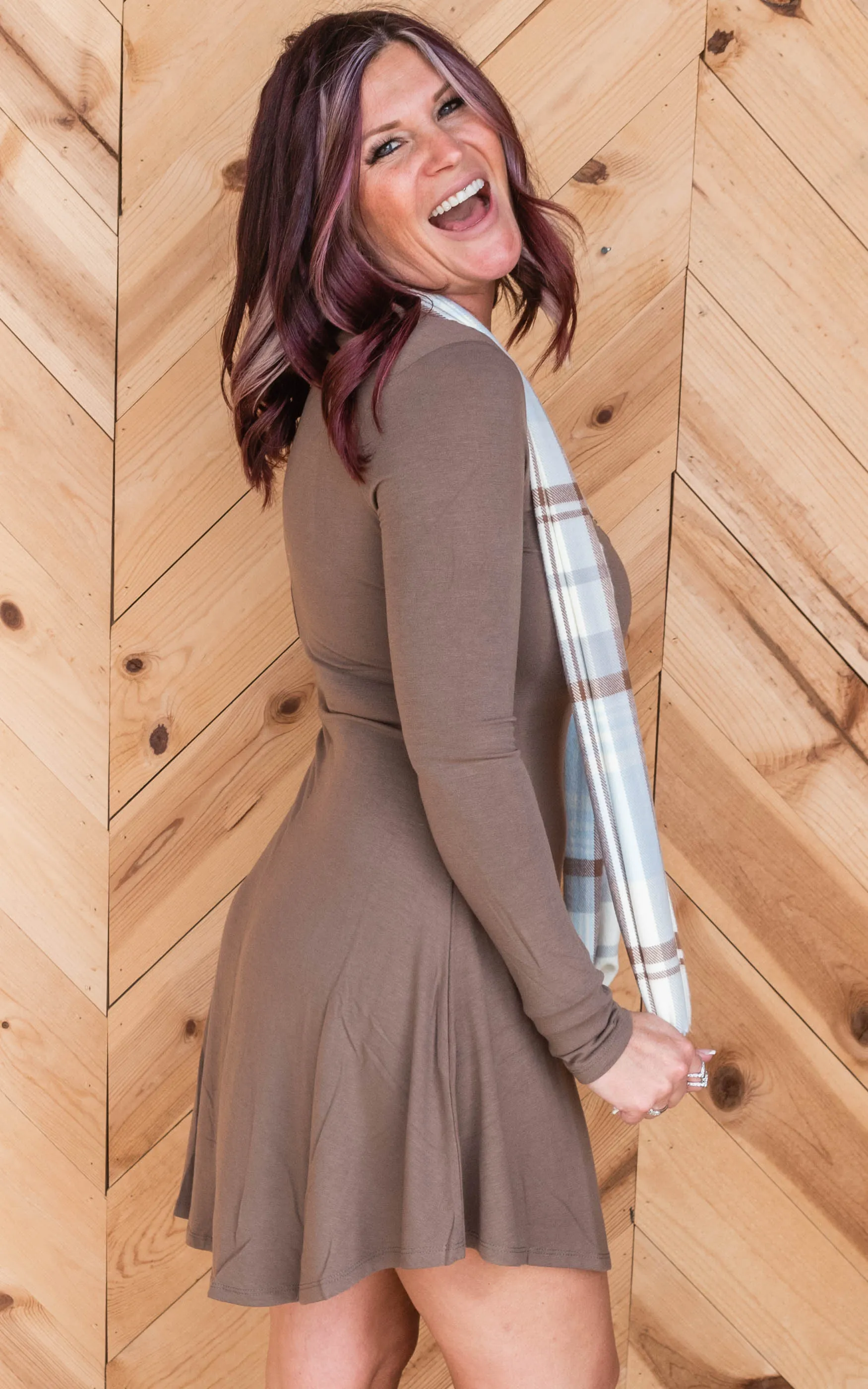 Basic Long Sleeve Dress - Final Sale*