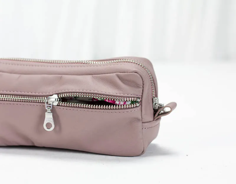 Brick case - Beige pink leather