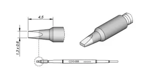 Cartridge Chisel 1.3 x 0.6-10PK