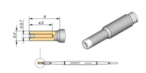 Cartridge Pin Ø 0.7-10PK