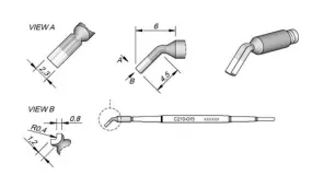 Cartridge Pin/Connector Ø 0.8-10PK