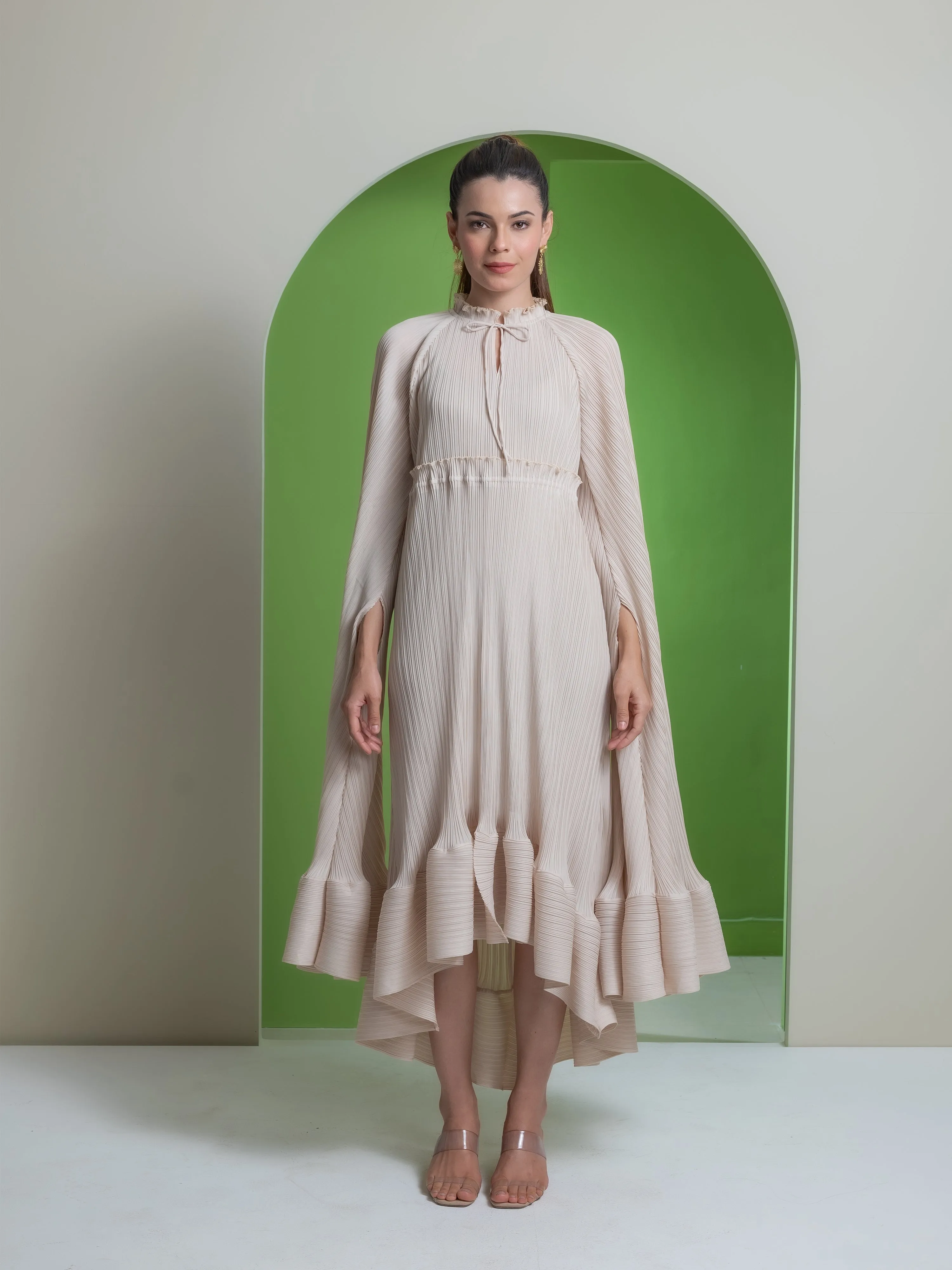 Celestial Pleated Dress