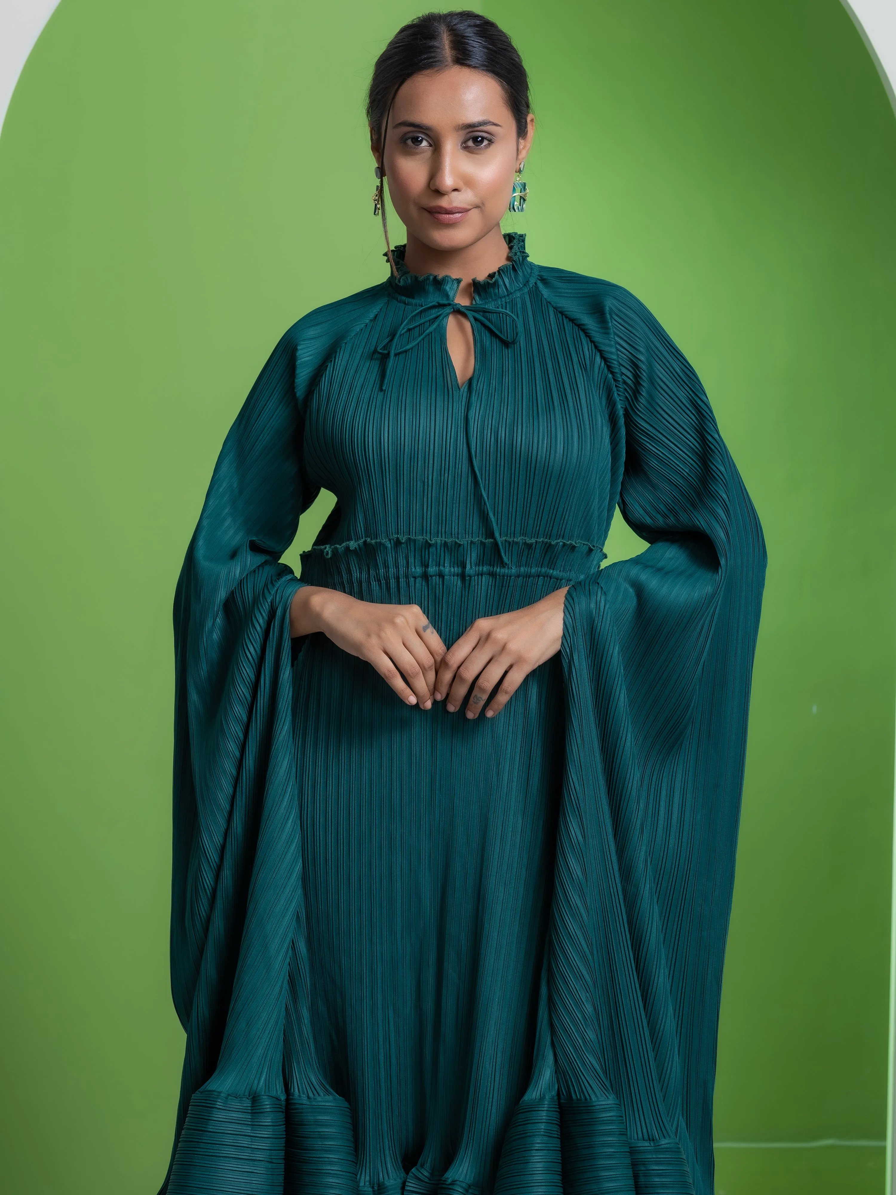 Celestial Pleated Dress