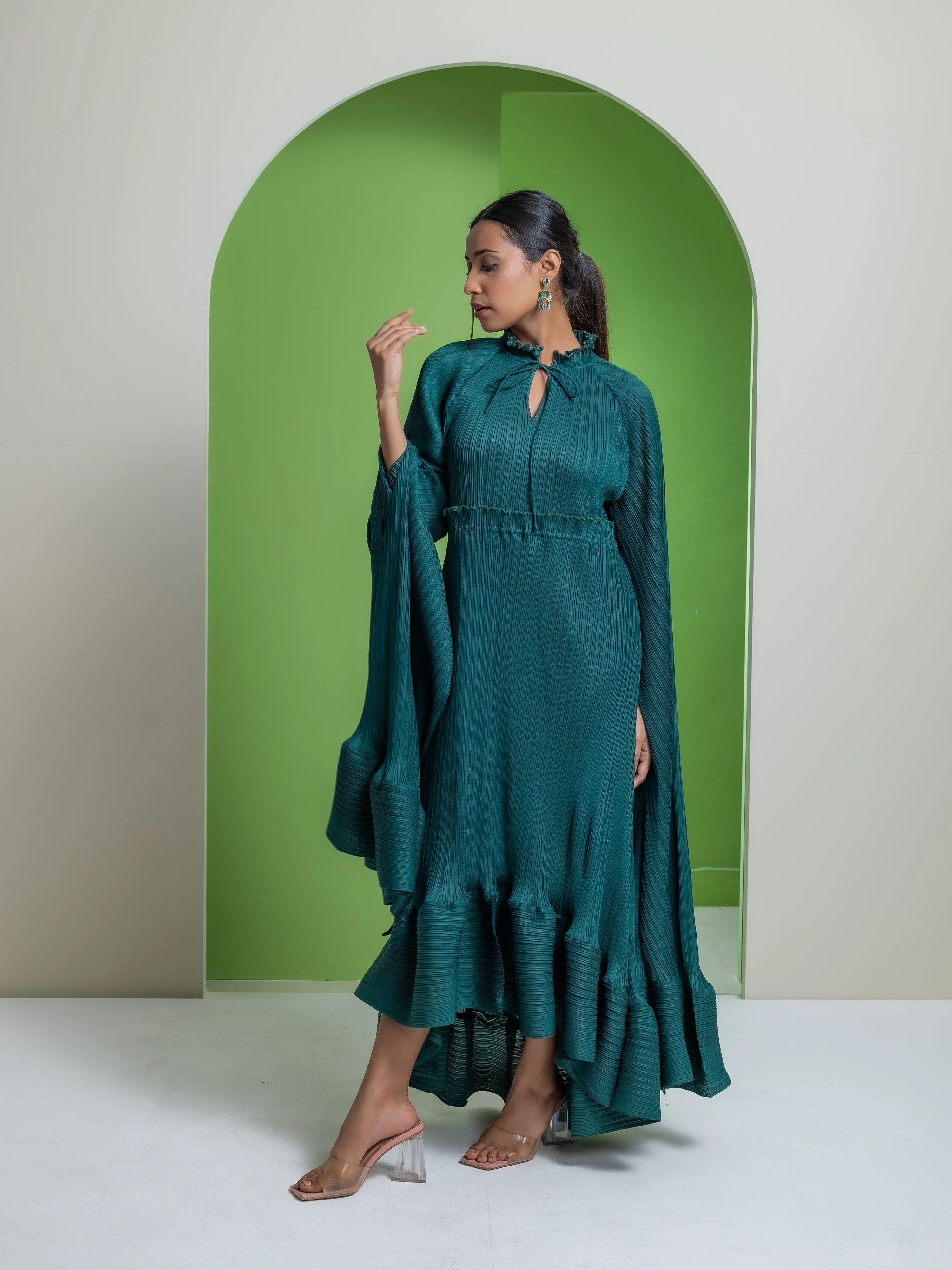 Celestial Pleated Dress
