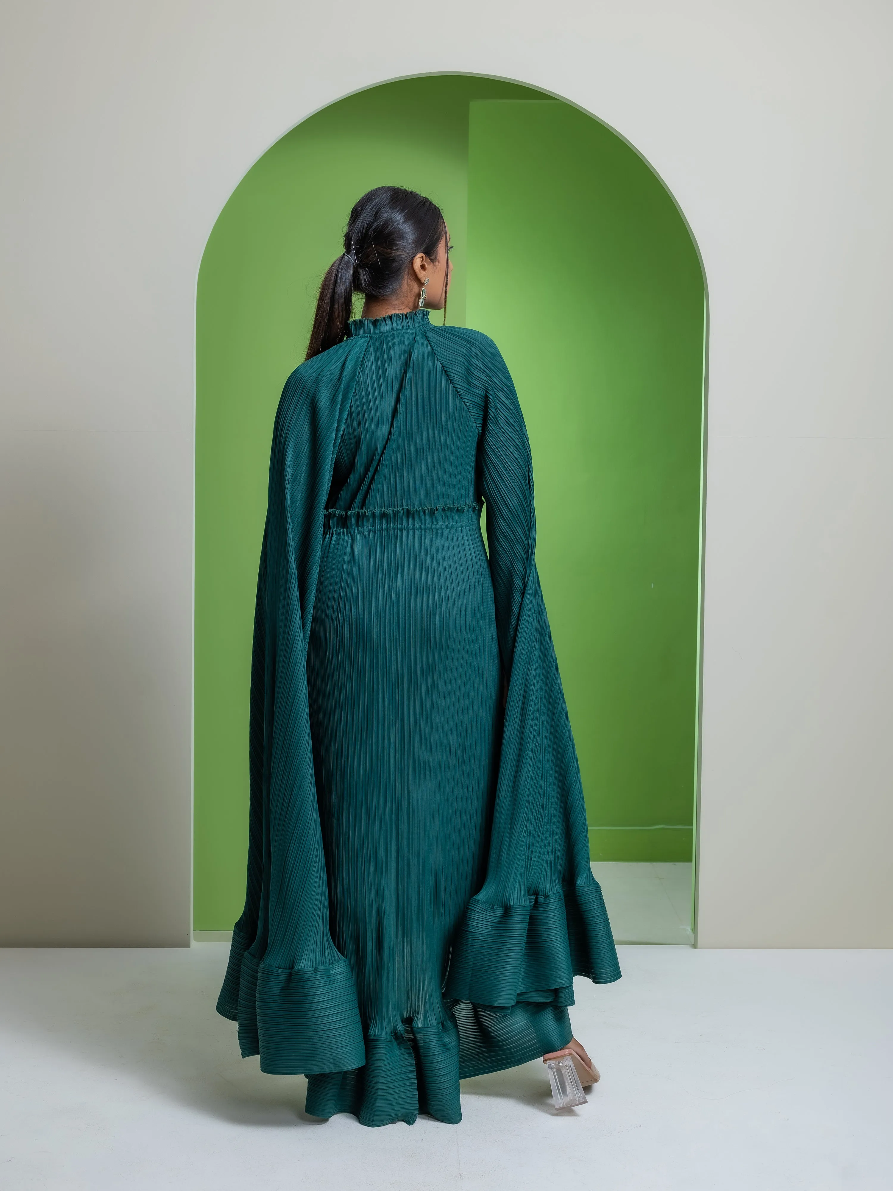 Celestial Pleated Dress