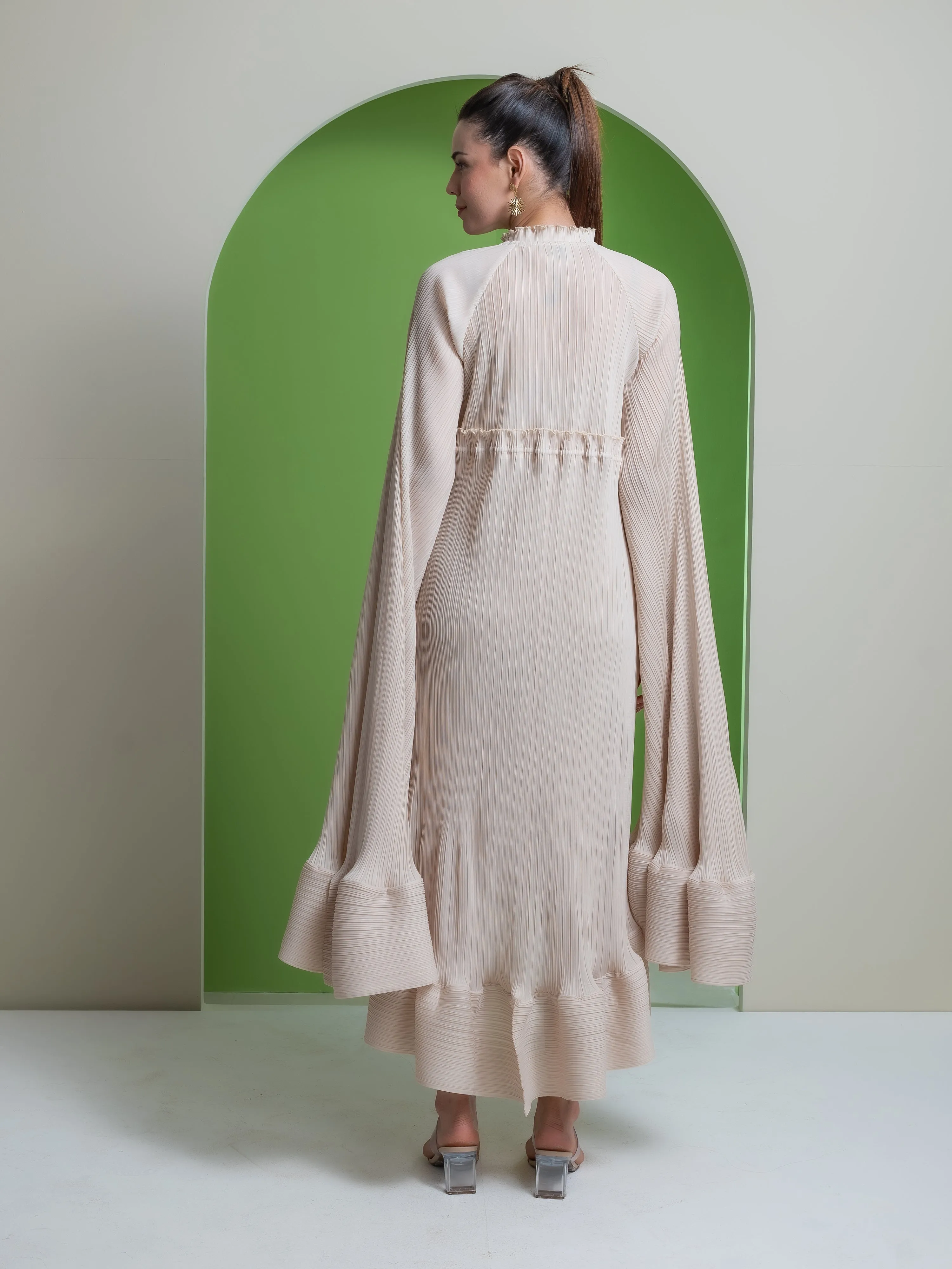 Celestial Pleated Dress
