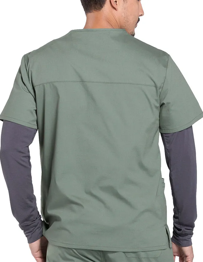 Cherokee Workwear Professionals Men's V-Neck Basic Top