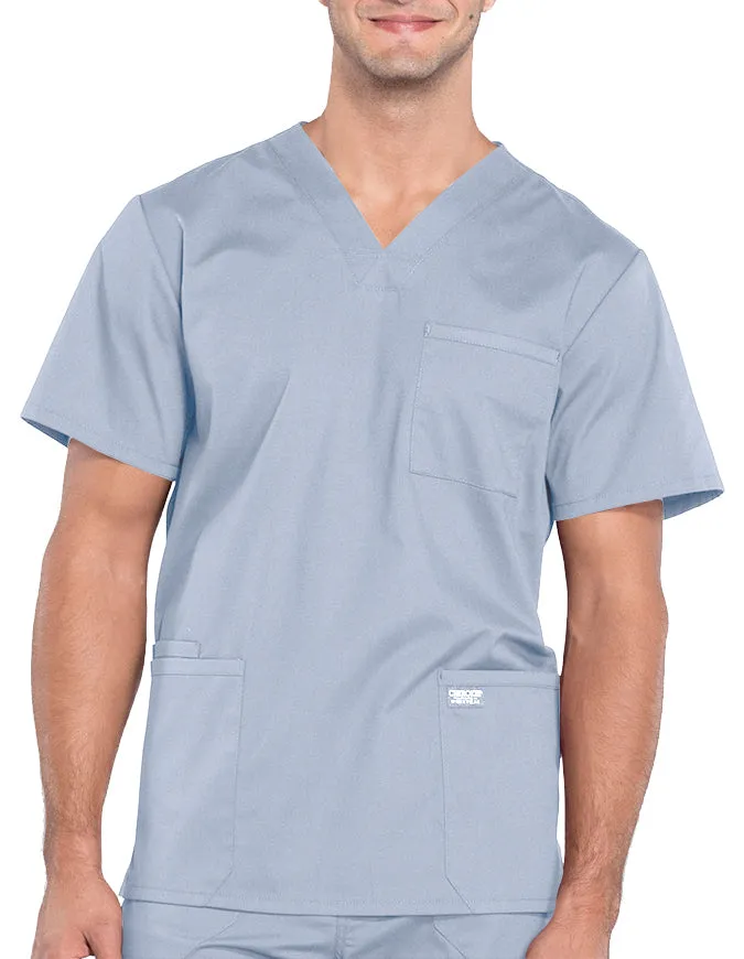 Cherokee Workwear Professionals Men's V-Neck Basic Top