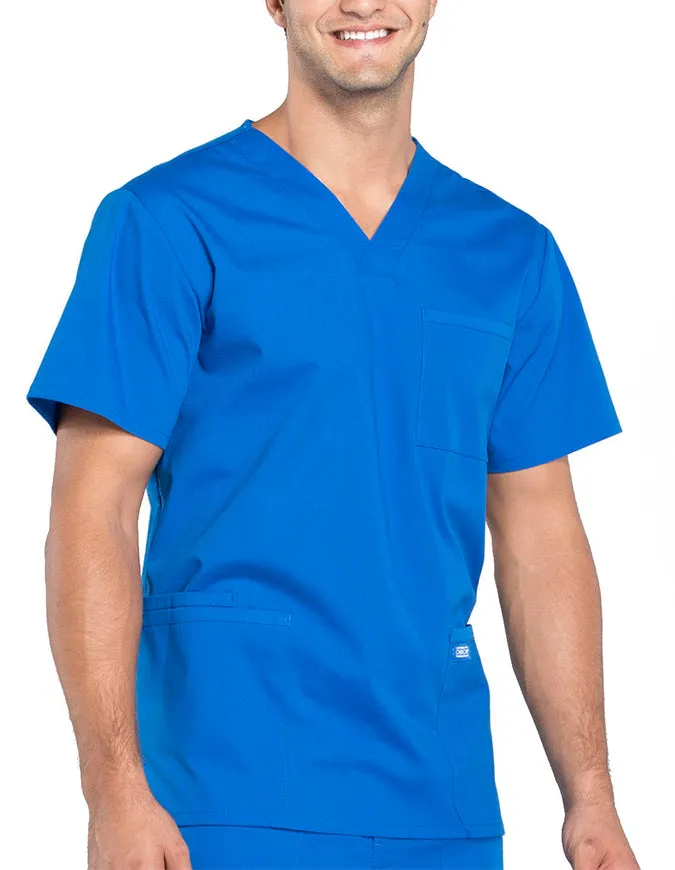 Cherokee Workwear Professionals Men's V-Neck Basic Top