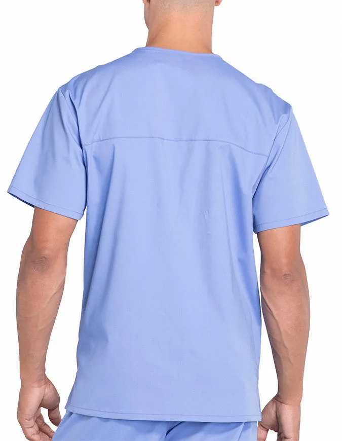 Cherokee Workwear Professionals Men's V-Neck Basic Top