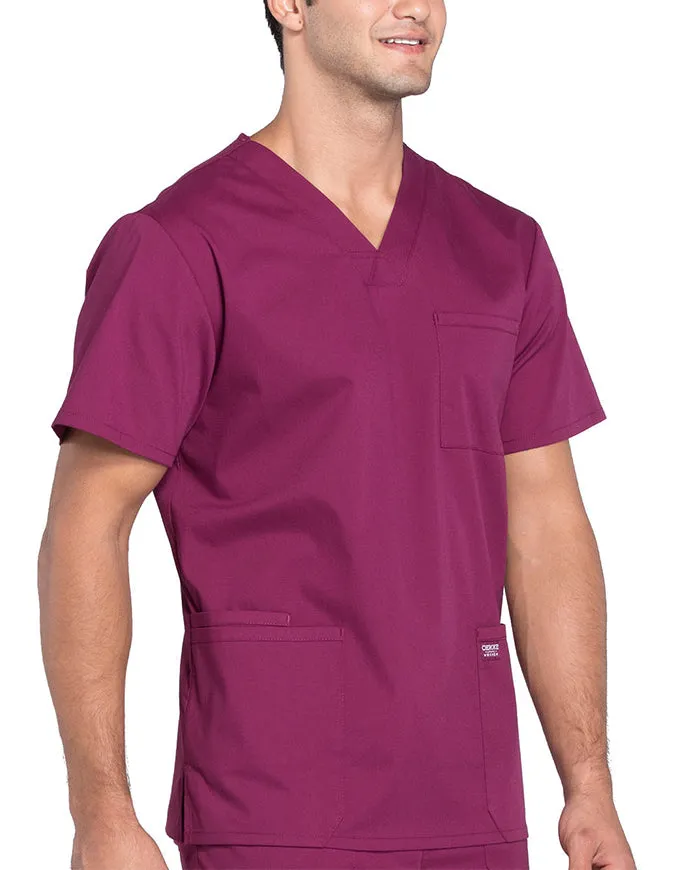 Cherokee Workwear Professionals Men's V-Neck Basic Top