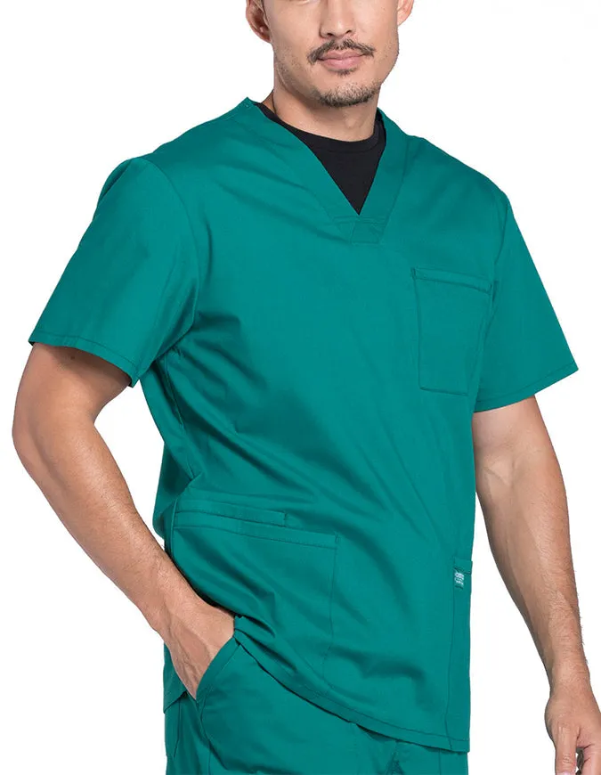 Cherokee Workwear Professionals Men's V-Neck Basic Top
