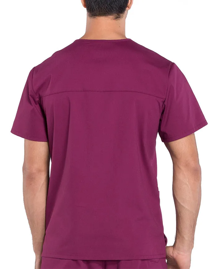 Cherokee Workwear Professionals Men's V-Neck Basic Top