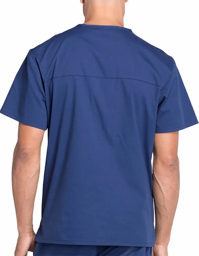 Cherokee Workwear Professionals Men's V-Neck Basic Top