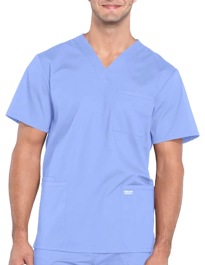 Cherokee Workwear Professionals Men's V-Neck Basic Top
