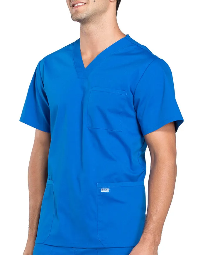 Cherokee Workwear Professionals Men's V-Neck Basic Top