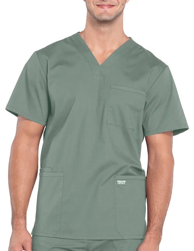 Cherokee Workwear Professionals Men's V-Neck Basic Top