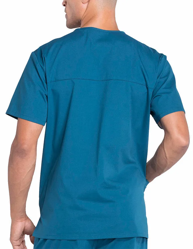 Cherokee Workwear Professionals Men's V-Neck Basic Top