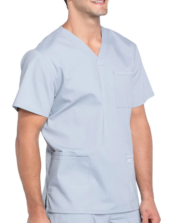 Cherokee Workwear Professionals Men's V-Neck Basic Top
