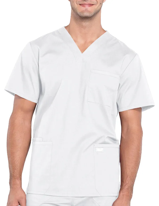 Cherokee Workwear Professionals Men's V-Neck Basic Top