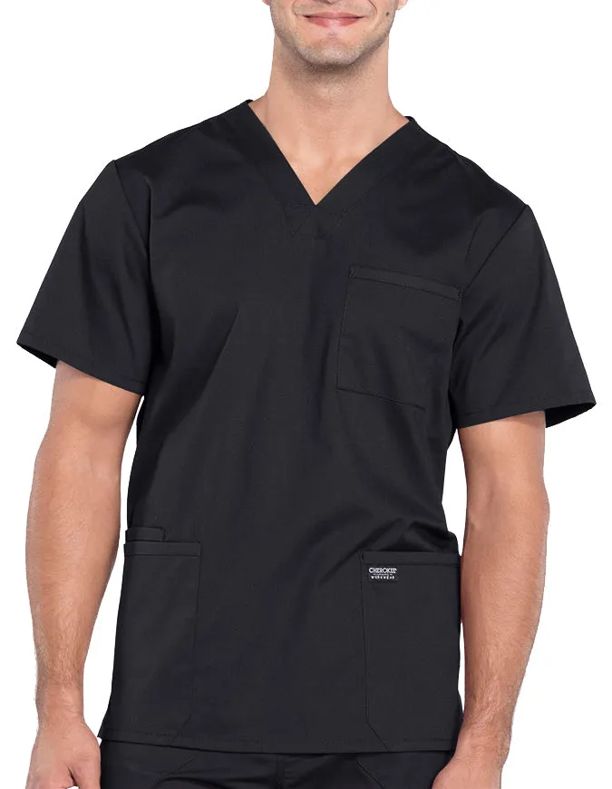 Cherokee Workwear Professionals Men's V-Neck Basic Top