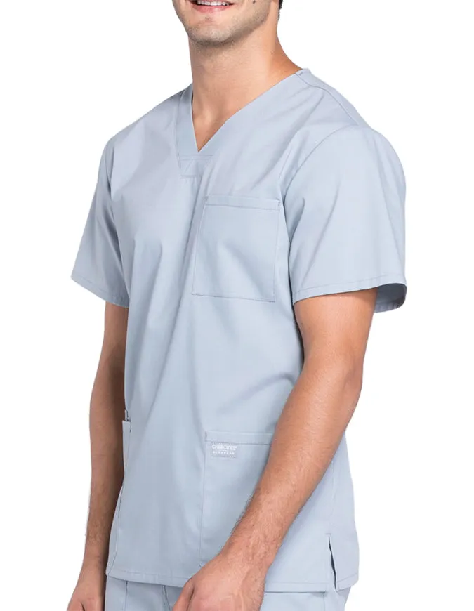 Cherokee Workwear Professionals Men's V-Neck Basic Top