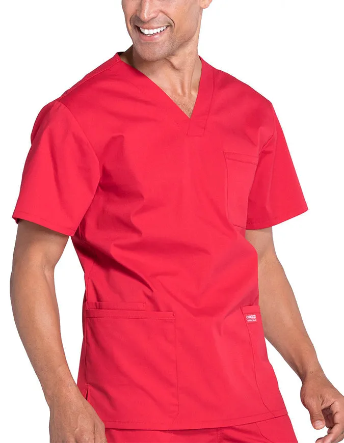 Cherokee Workwear Professionals Men's V-Neck Basic Top