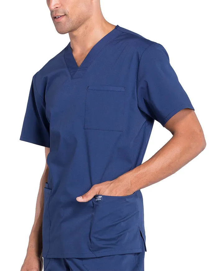 Cherokee Workwear Professionals Men's V-Neck Basic Top