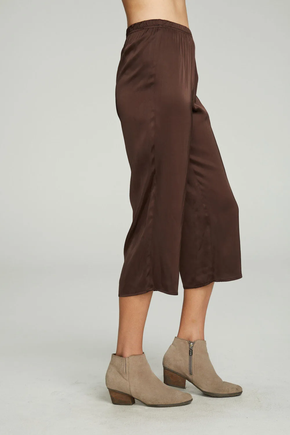 Cropped Wide Leg Culotte