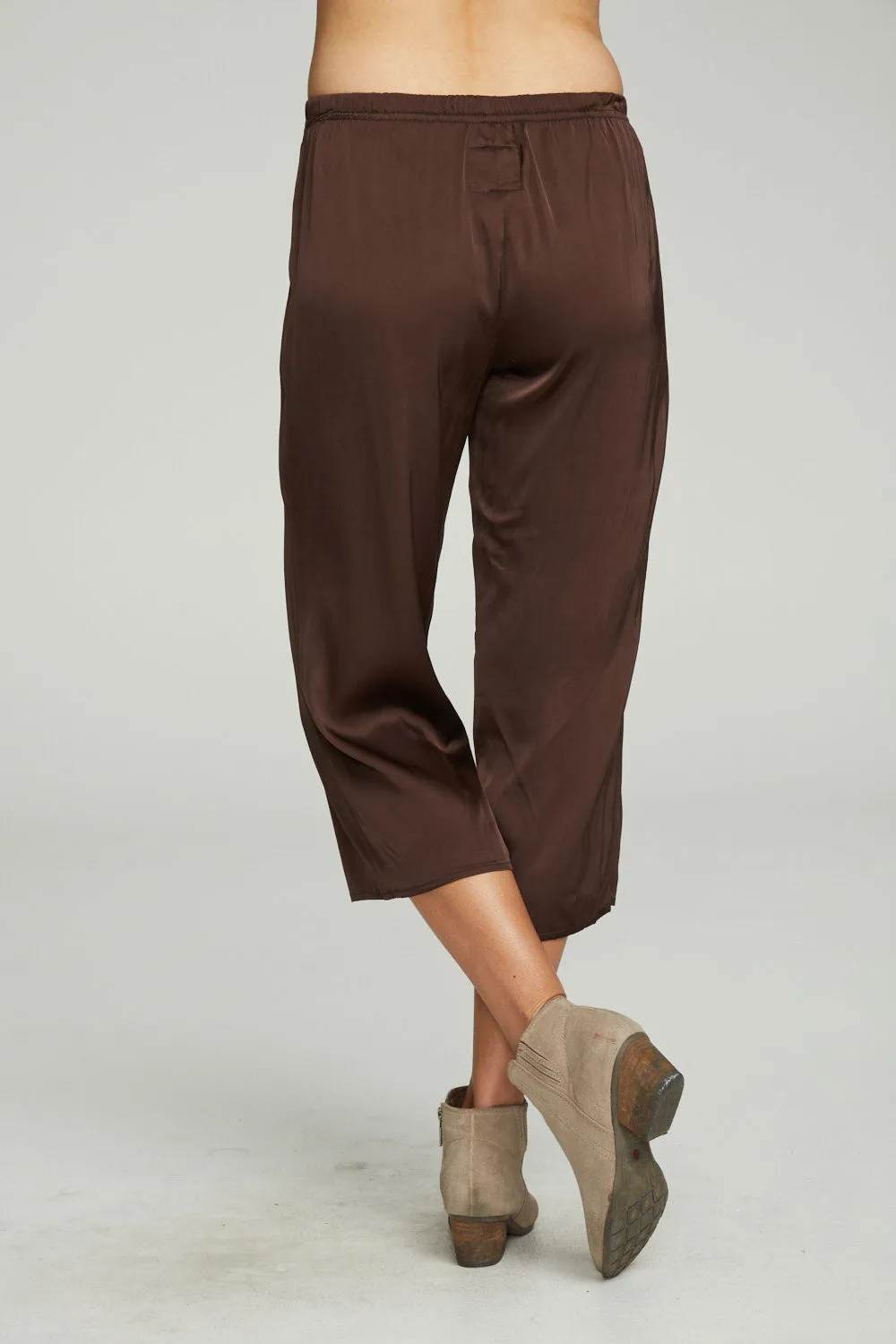 Cropped Wide Leg Culotte