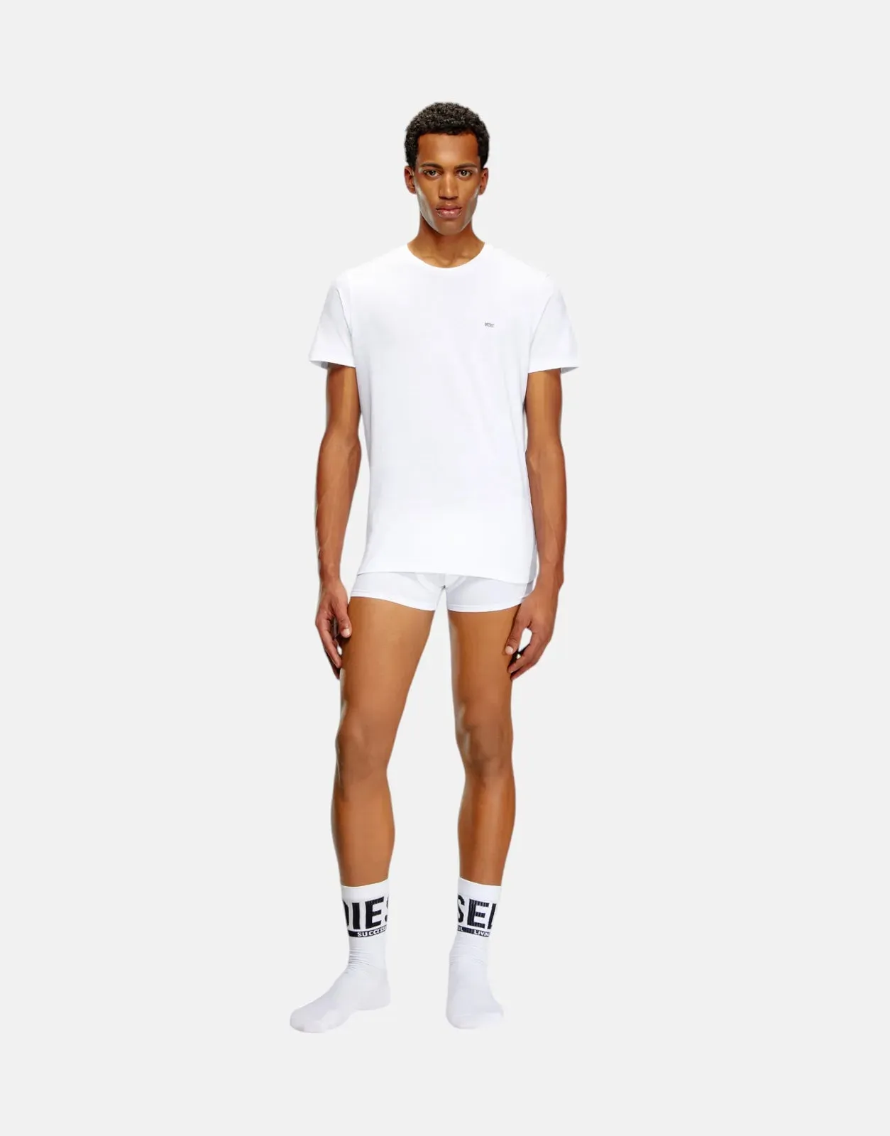 Diesel Umtee-Jake 3 Pack Triple White T-Shirt