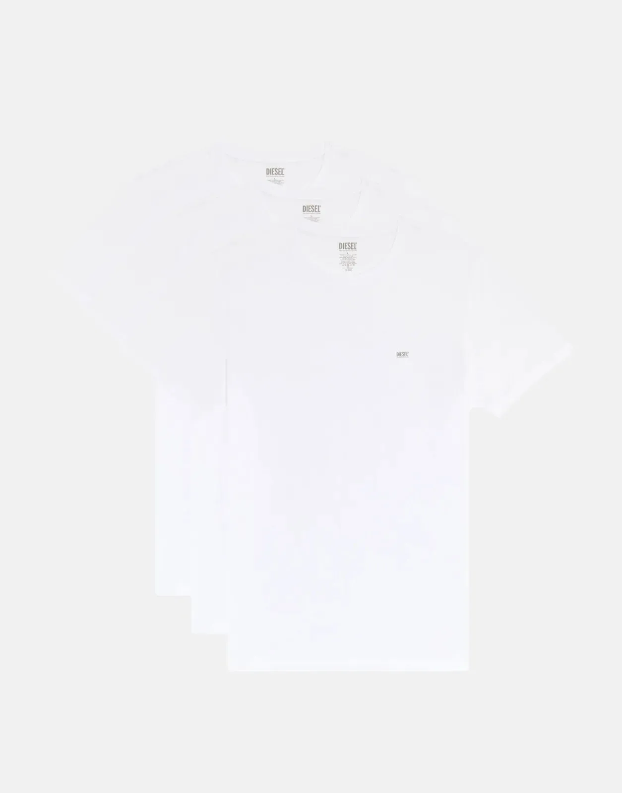 Diesel Umtee-Jake 3 Pack Triple White T-Shirt