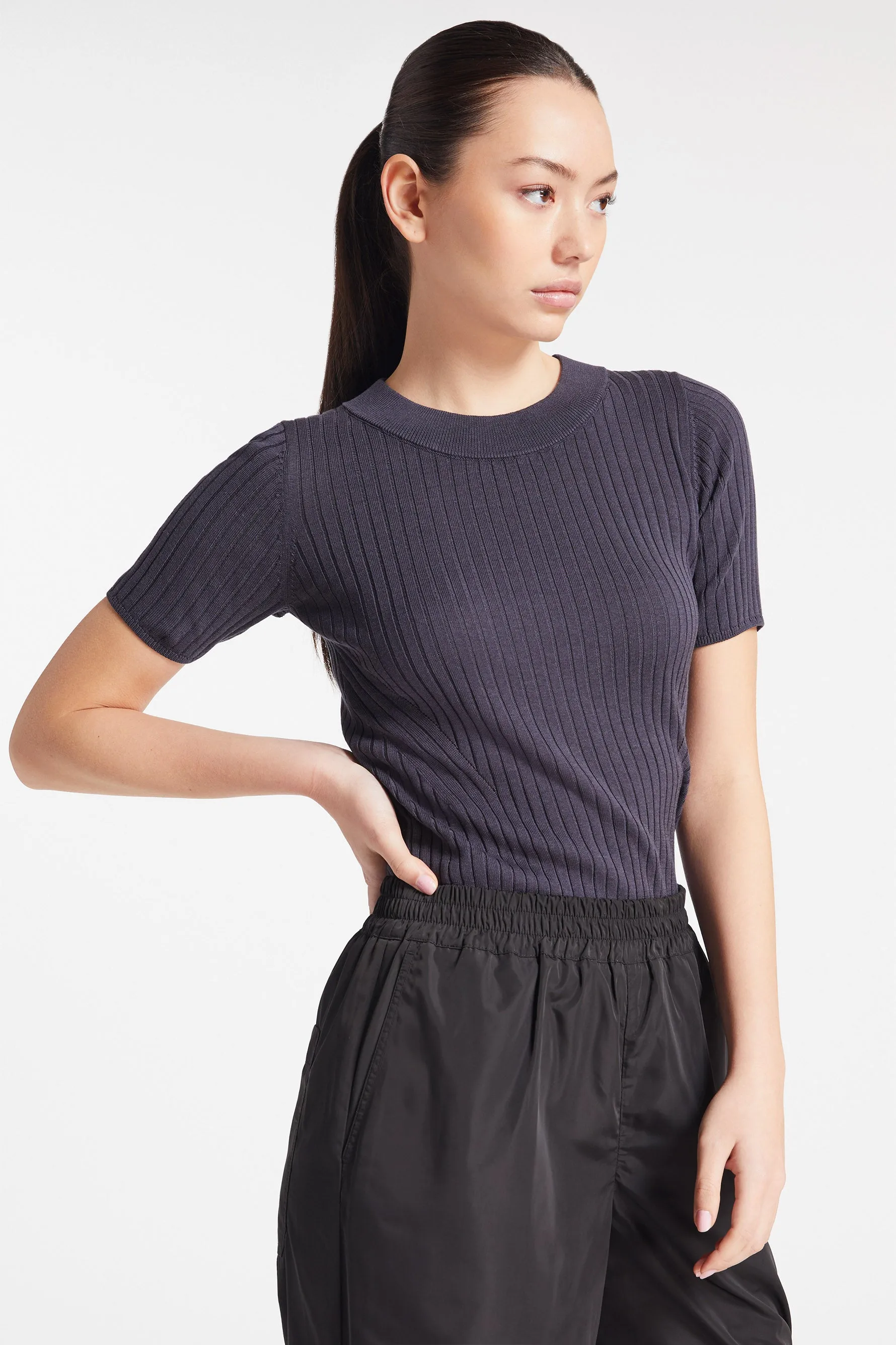 Doofy Knit Blouse - Ebony