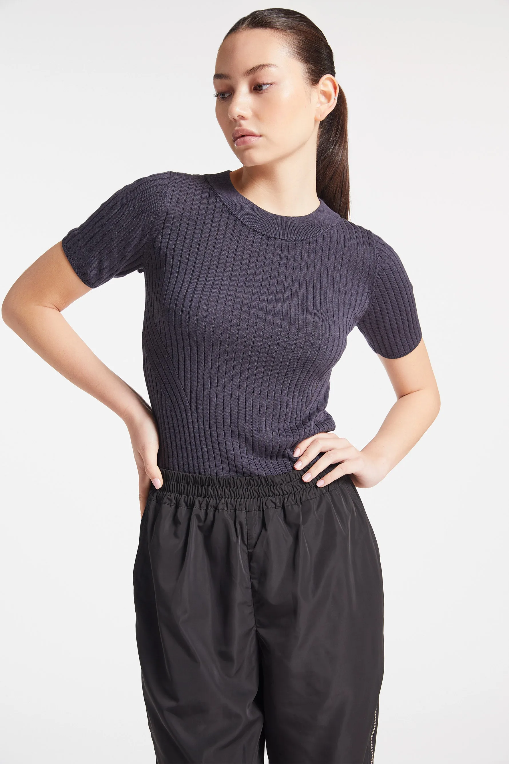 Doofy Knit Blouse - Ebony