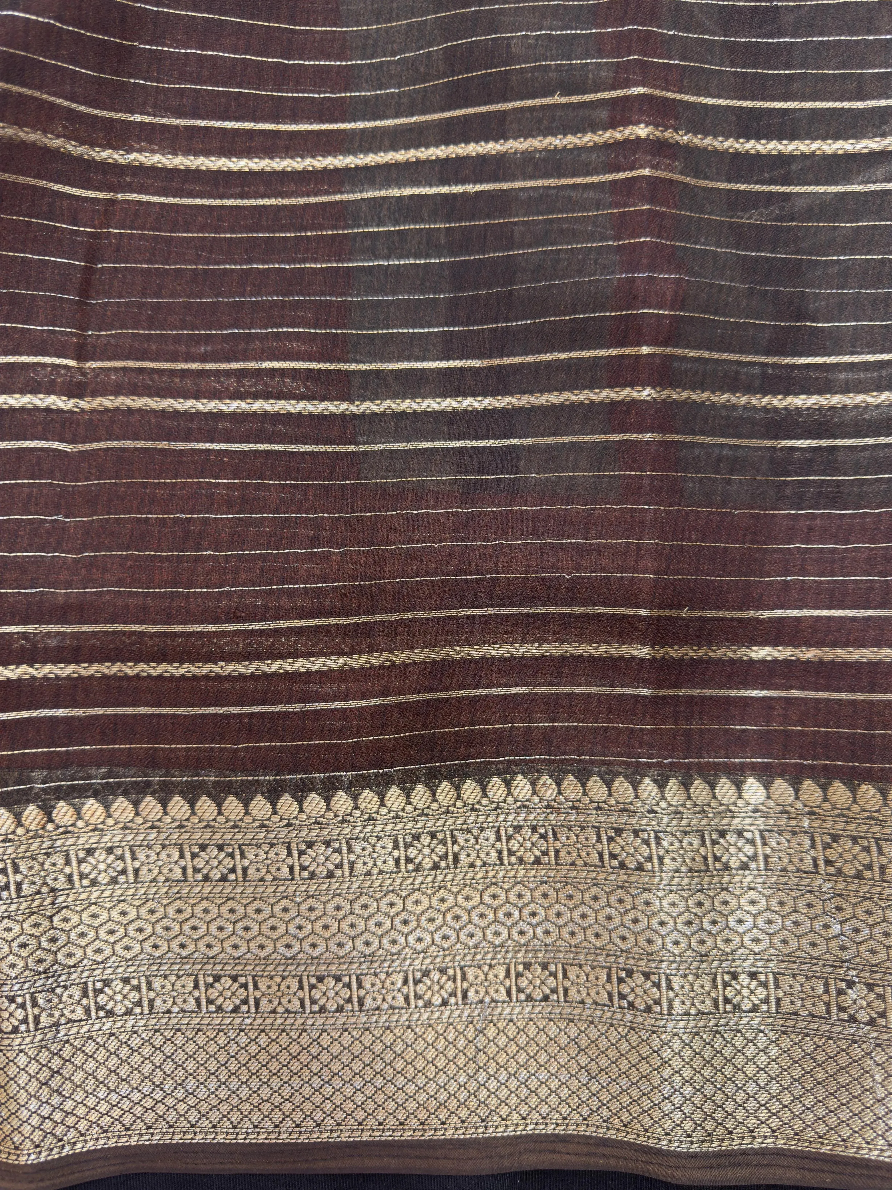 Elegant Chiffon Semi Banarasi Saree – Ideal for Both Festive and Regular Wear
