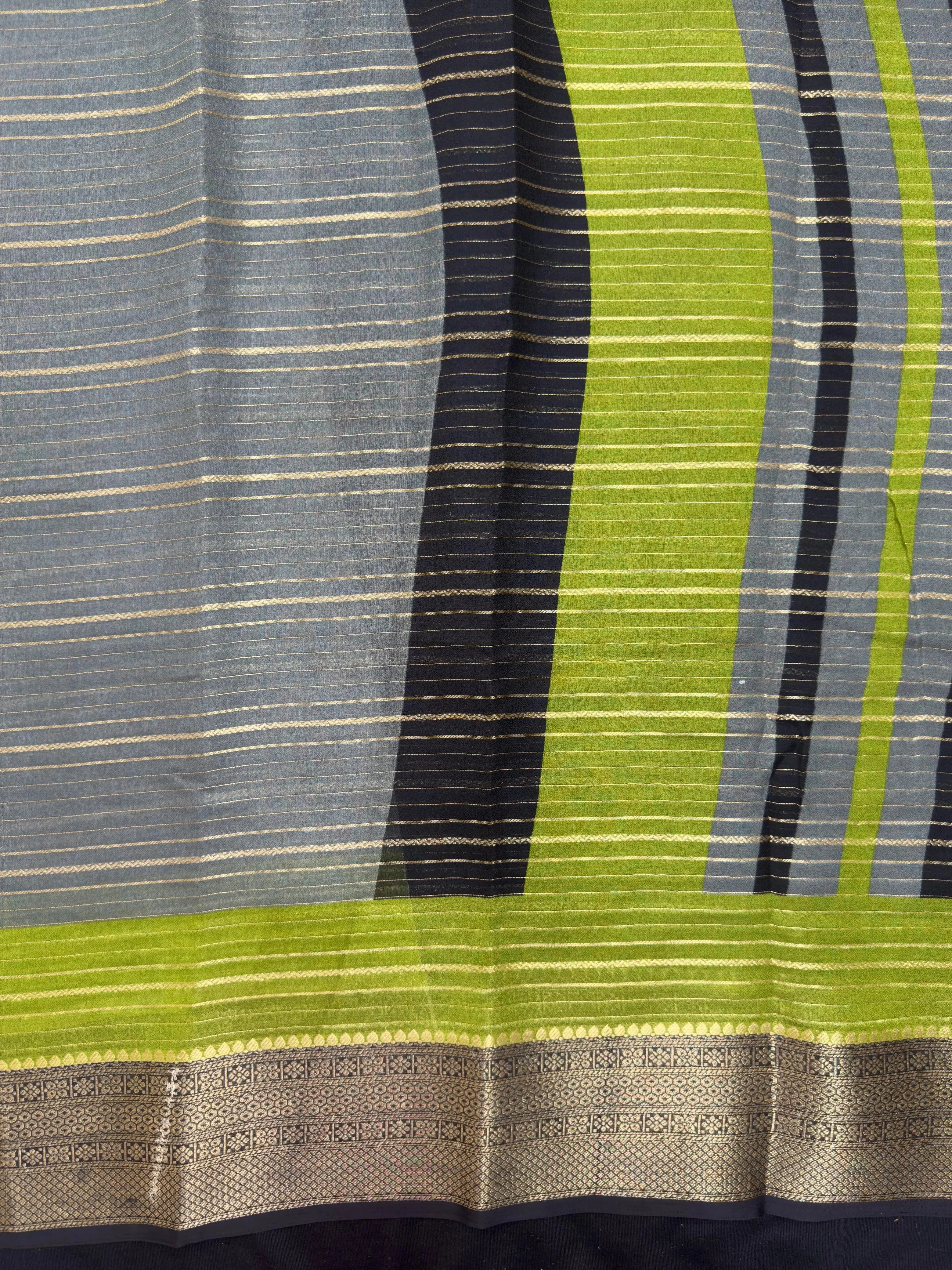 Elegant Chiffon Semi Banarasi Saree – Ideal for Both Festive and Regular Wear