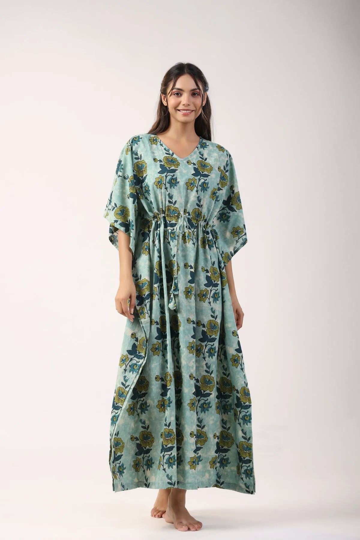 Enchanted Garden Cotton Kaftan