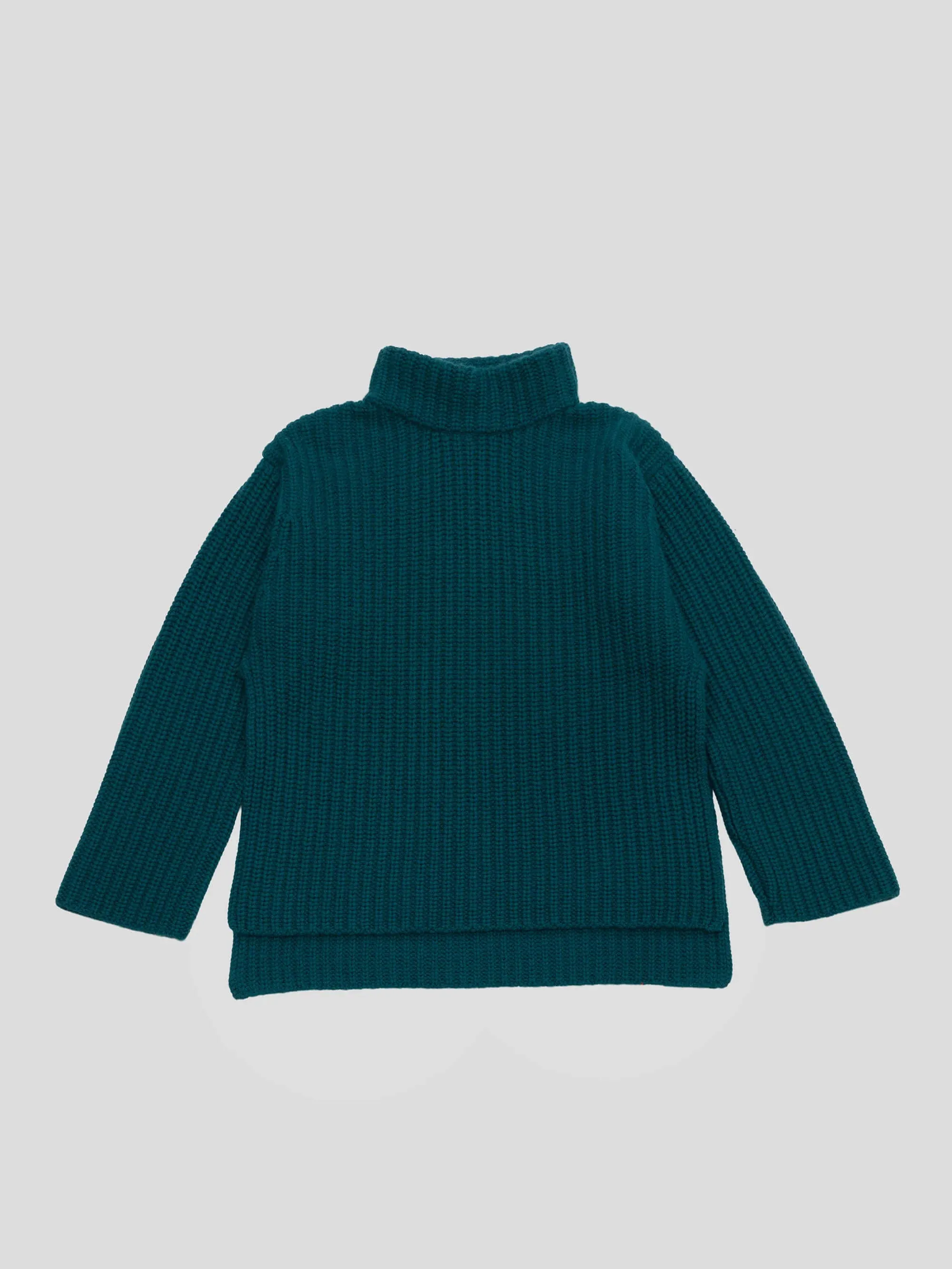 Fauve Funnel Neck in Green by Begg x Co