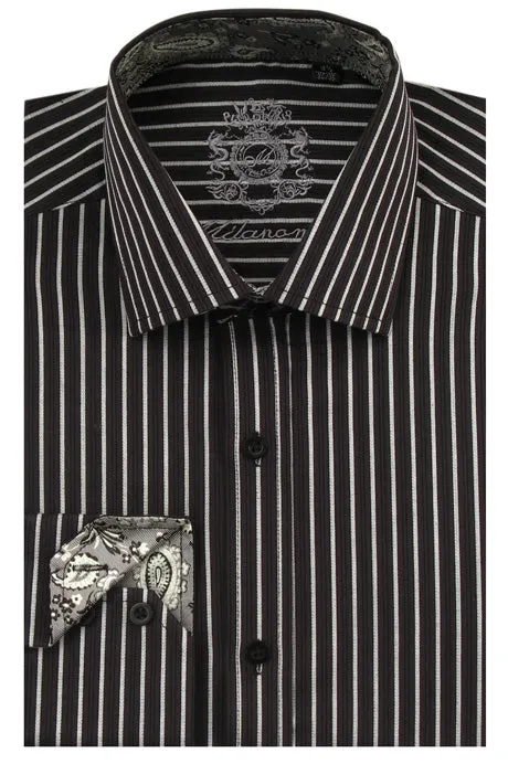 Fortino Landi AH612-BLK Mens Shirt