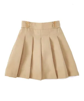 Girl's Khaki Uniform Skirts Scooter 4/5-16