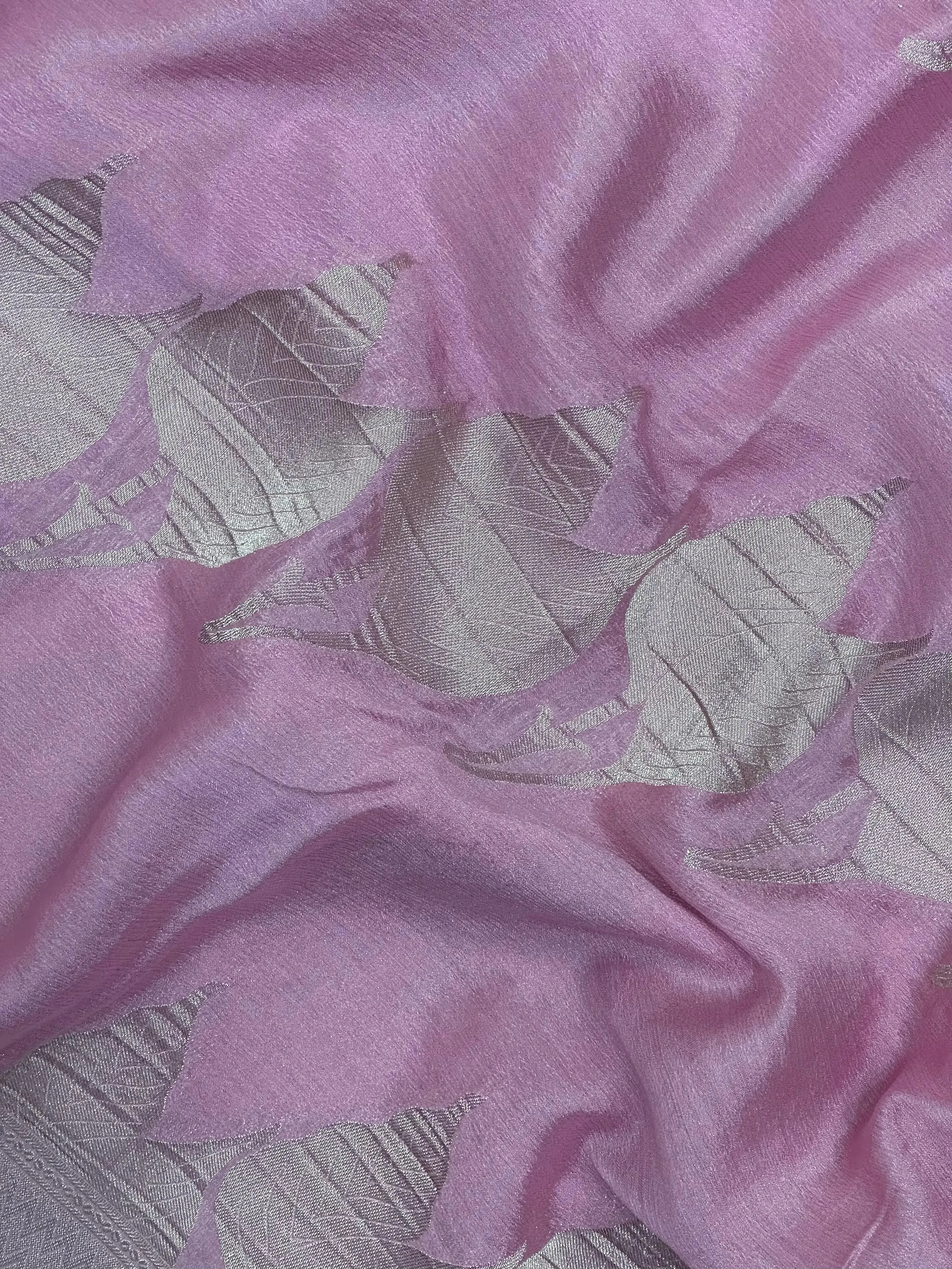Graceful Chiffon Semi Banarasi Saree – Ideal for Special Occasions