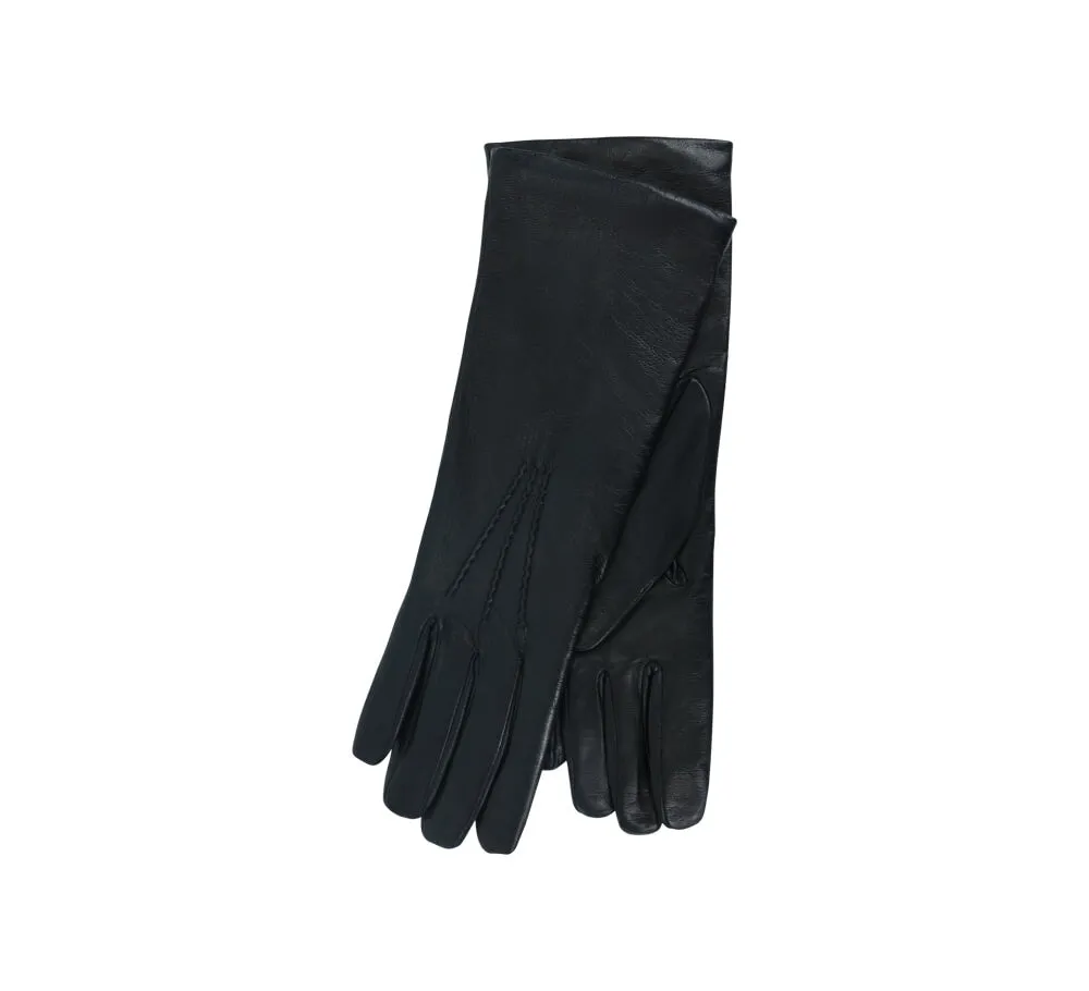 Ladies Mid Length Cashmere Lined Gloves