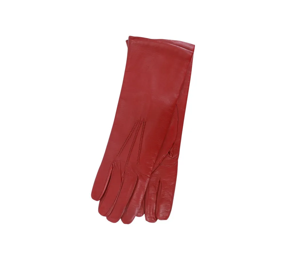 Ladies Mid Length Cashmere Lined Gloves