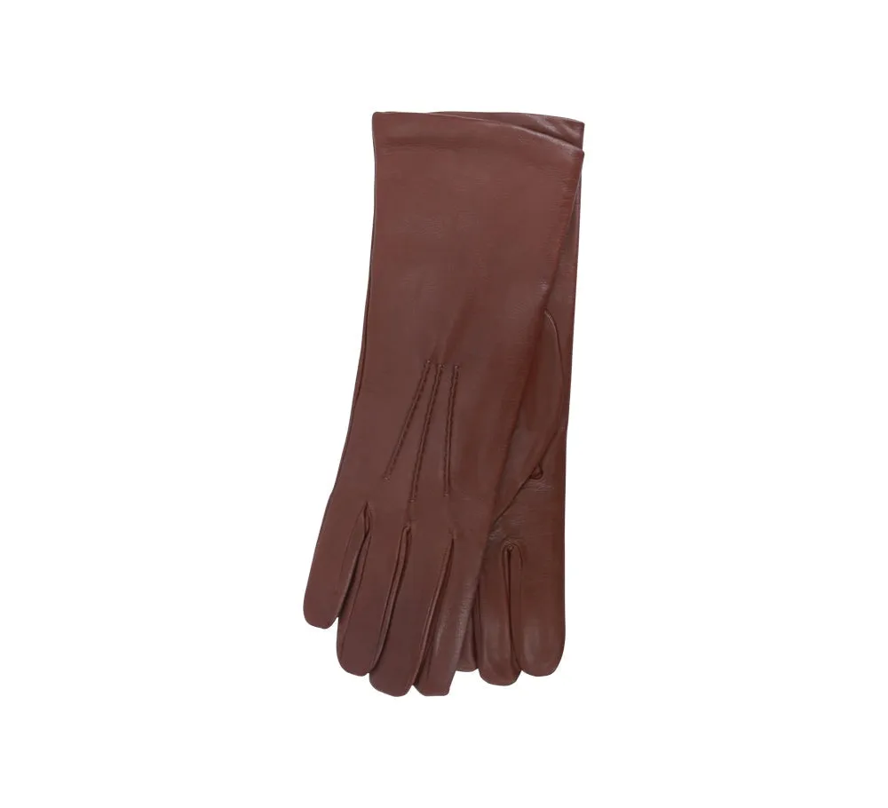 Ladies Mid Length Cashmere Lined Gloves