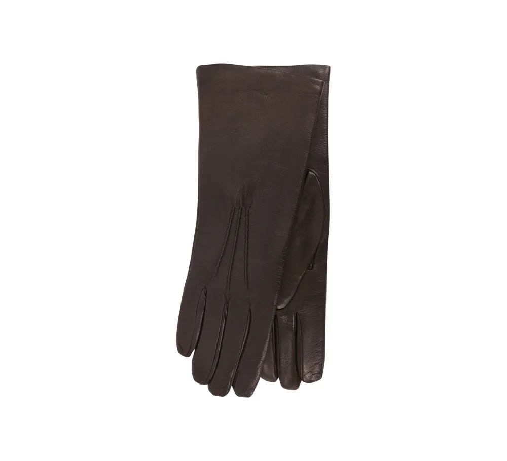 Ladies Mid Length Cashmere Lined Gloves